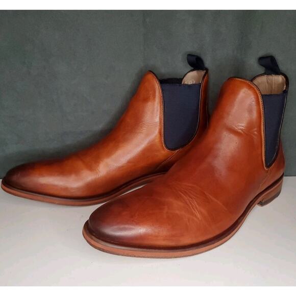 Oliver Sweeney London Mens Brown Leather Chelsea Boots US 12 UK 11 EU 45 - Picture 12 of 12